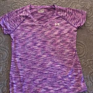 Under Armour heat gear fitted running shirt